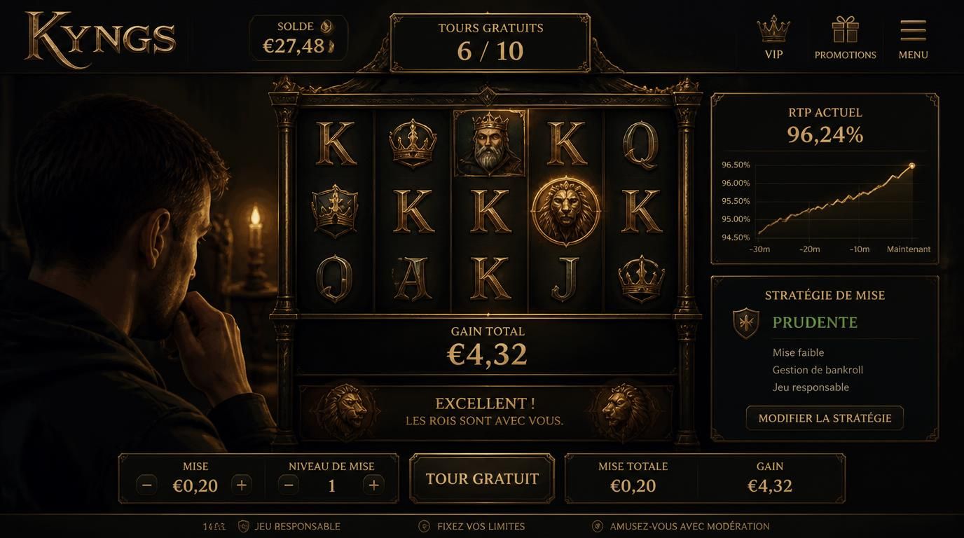 Un joueur contrÎle sa bankroll avec des mises petites, joue des jeux à faible volatilité pour valoriser le bonus