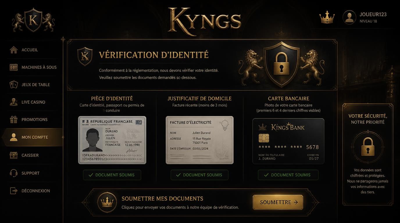 Processus KYC transparent et sécurisé