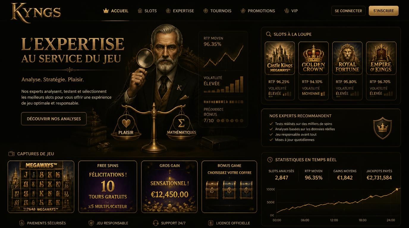 Analyse experte des machines à sous de Kyngs